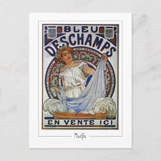 Alphonse Mucha #11 - Kunstkaart Briefkaart (Voorkant)