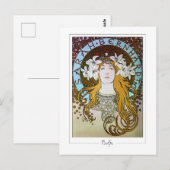 Alphonse Mucha #122 - Kunstkaart Briefkaart (Voorkant / Achterkant)