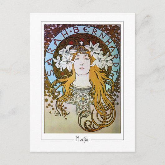 Alphonse Mucha #122 - Kunstkaart Briefkaart (Voorkant)