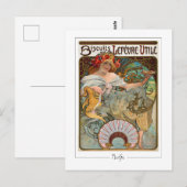 Alphonse Mucha #129 - Kunstkaart Briefkaart (Voorkant / Achterkant)