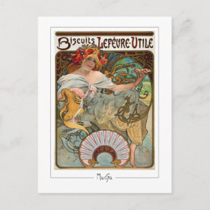 Alphonse Mucha #129 - Kunstmatig Briefkaart