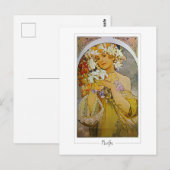 Alphonse Mucha #142 - Kunstkaart Briefkaart (Voorkant / Achterkant)