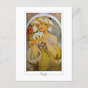 Alphonse Mucha #142 - Kunstmatig Briefkaart