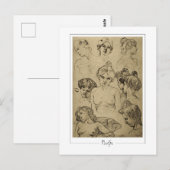 Alphonse Mucha #15 - Kunstkaart Briefkaart (Voorkant / Achterkant)