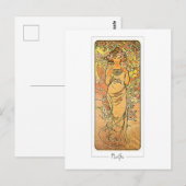 Alphonse Mucha #160 - Fine Art Briefkaart (Voorkant / Achterkant)