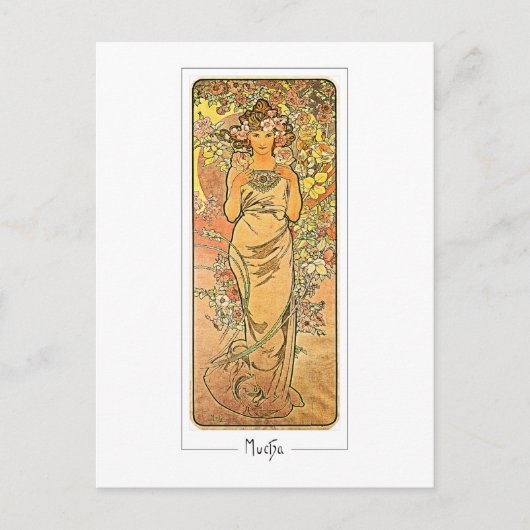 Alphonse Mucha #160 - Kunstkaart Briefkaart (Voorkant)