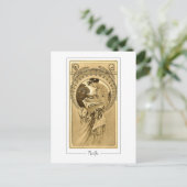 Alphonse Mucha #161 - Kunstkaart Briefkaart (Staand voorkant)