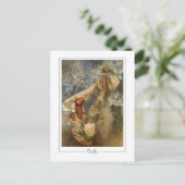 Alphonse Mucha #165 - Fine Art Briefkaart (Staand voorkant)