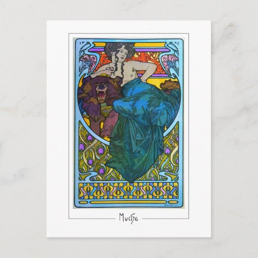 Alphonse Mucha #176 - Kunstkaart Briefkaart (Voorkant)