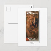 Alphonse Mucha #183 - Fine Art Briefkaart (Voorkant / Achterkant)