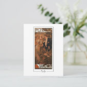 Alphonse Mucha #183 - Kunstkaart Briefkaart (Staand voorkant)