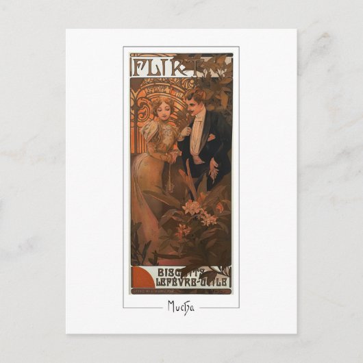 Alphonse Mucha #183 - Kunstkaart Briefkaart (Voorkant)