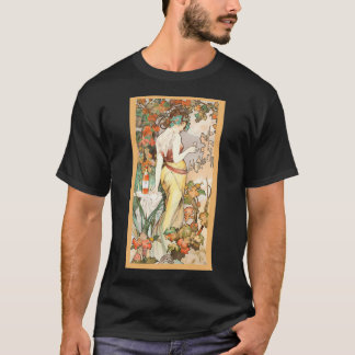 Alphonse Mucha (1860 1939) Kunstwerk T-shirt