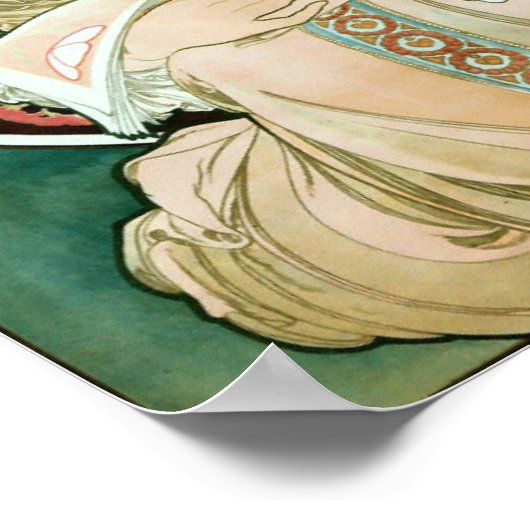 Alphonse Mucha 1895 Poster (Hoek)