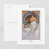 Alphonse Mucha #189 - Fine Art Briefkaart (Voorkant / Achterkant)