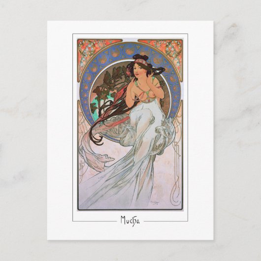 Alphonse Mucha #189 - Kunstkaart Briefkaart (Voorkant)