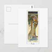 Alphonse Mucha #198 - Kunstkaart Briefkaart (Voorkant / Achterkant)