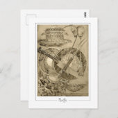Alphonse Mucha #210 - Kunstmatig Briefkaart (Voorkant / Achterkant)