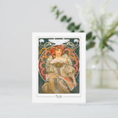 Alphonse Mucha #214 - Kunstkaart Briefkaart (Staand voorkant)
