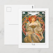 Alphonse Mucha #214 - Kunstkaart Briefkaart (Voorkant / Achterkant)