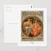 Alphonse Mucha #218 - Fine Art Briefkaart (Voorkant / Achterkant)