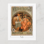 Alphonse Mucha #218 - Kunstkaart Briefkaart (Voorkant)