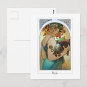 Alphonse Mucha #220 - Kunstkaart Briefkaart (Voorkant / Achterkant)