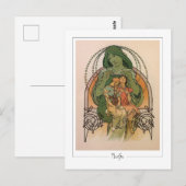 Alphonse Mucha #232 - Kunstkaart Briefkaart (Voorkant / Achterkant)