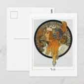 Alphonse Mucha #281 - Kunstkaart Briefkaart (Voorkant / Achterkant)