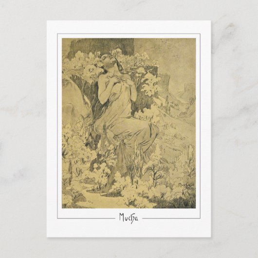 Alphonse Mucha #285 - Kunstkaart Briefkaart (Voorkant)