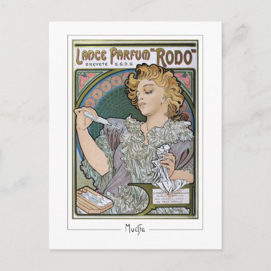 Alphonse Mucha #2 - Kunstkaart Briefkaart (Voorkant)