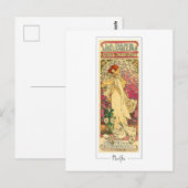 Alphonse Mucha #302 - Kunstkaart Briefkaart (Voorkant / Achterkant)