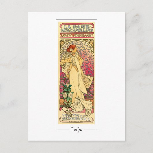 Alphonse Mucha #302 - Kunstkaart Briefkaart (Voorkant)