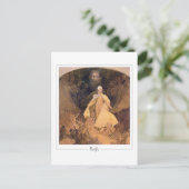 Alphonse Mucha #328 - Fine Art Briefkaart (Staand voorkant)