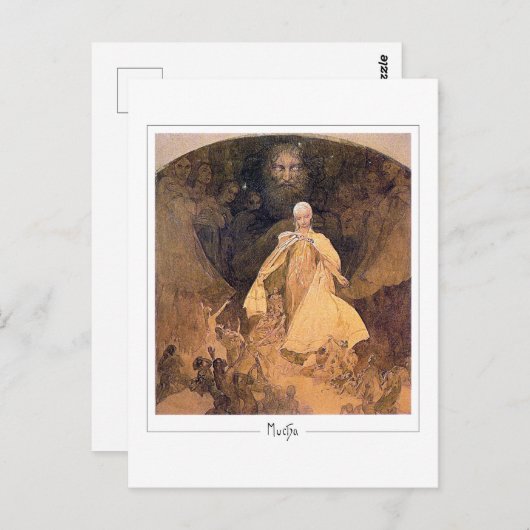 Alphonse Mucha #328 - Fine Art Briefkaart (Voorkant / Achterkant)
