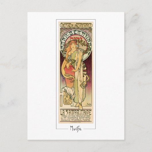 Alphonse Mucha #329 - Kunstkaart Briefkaart (Voorkant)