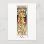 Alphonse Mucha #329 - Kunstmatig Briefkaart (Voorkant)