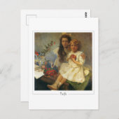 Alphonse Mucha #331 - Kunstmatig Briefkaart (Voorkant / Achterkant)