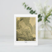 Alphonse Mucha #335 - Fine Art Briefkaart (Staand voorkant)