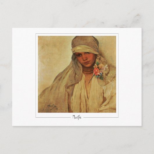 Alphonse Mucha #343 - Fine Art Briefkaart (Voorkant)
