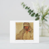 Alphonse Mucha #343 - Kunstkaart Briefkaart (Staand voorkant)