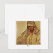 Alphonse Mucha #343 - Kunstkaart Briefkaart (Voorkant / Achterkant)