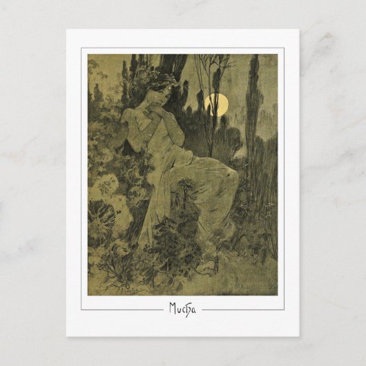 Alphonse Mucha #352 - Kunstkaart Briefkaart (Voorkant)