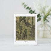 Alphonse Mucha #352 - Kunstmatig Briefkaart (Staand voorkant)