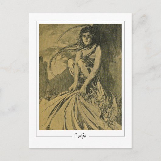 Alphonse Mucha #354 - Kunstkaart Briefkaart (Voorkant)