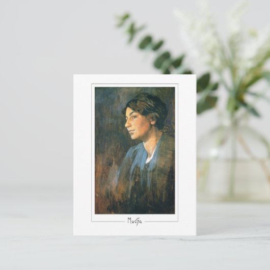 Alphonse Mucha #368 - Fine Art Briefkaart (Staand voorkant)