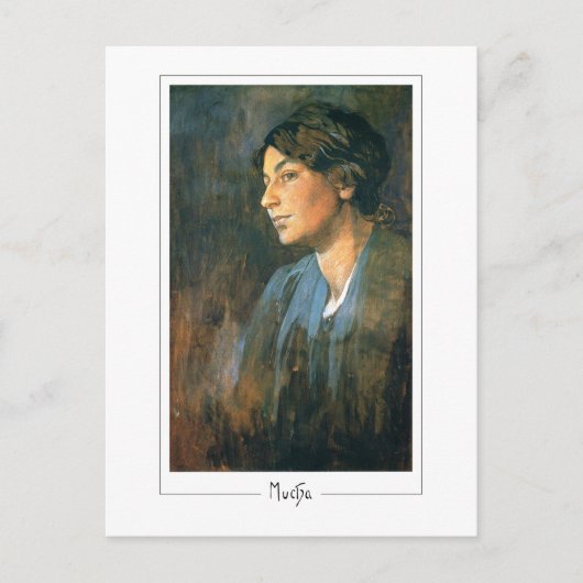 Alphonse Mucha #368 - Fine Art Briefkaart (Voorkant)