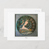 Alphonse Mucha #370 - Fine Art Briefkaart (Voorkant / Achterkant)