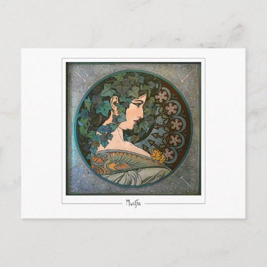 Alphonse Mucha #370 - Fine Art Briefkaart (Voorkant)