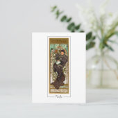 Alphonse Mucha #371 - Kunstkaart Briefkaart (Staand voorkant)